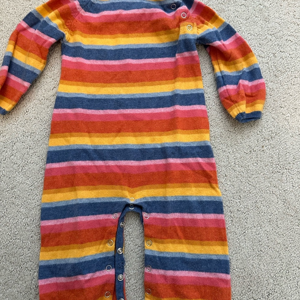 Toobydoo Colorful Striped Kids Footie